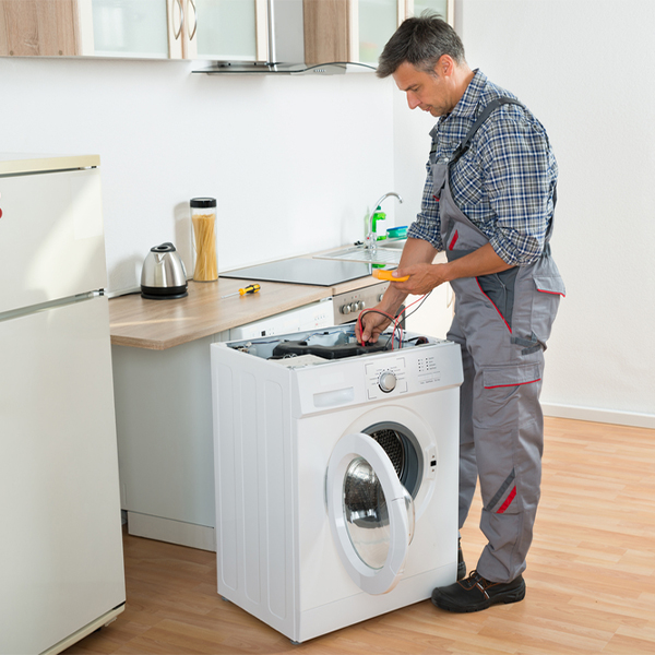 can you walk me through the steps of troubleshooting my washer issue in Bidwell OH